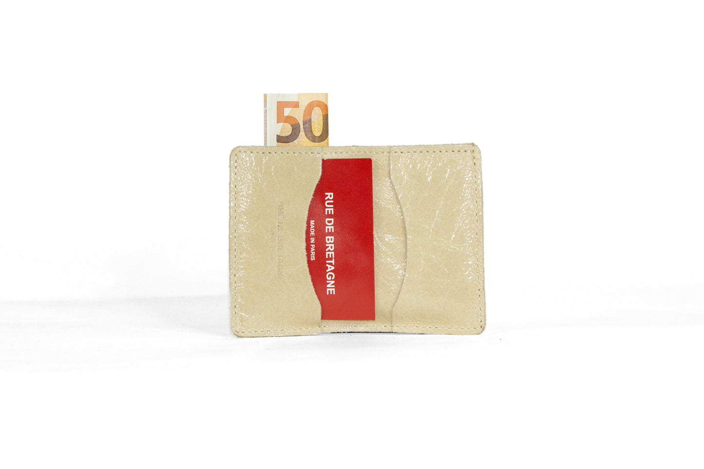 Porte Cartes - Vernis Ivoire