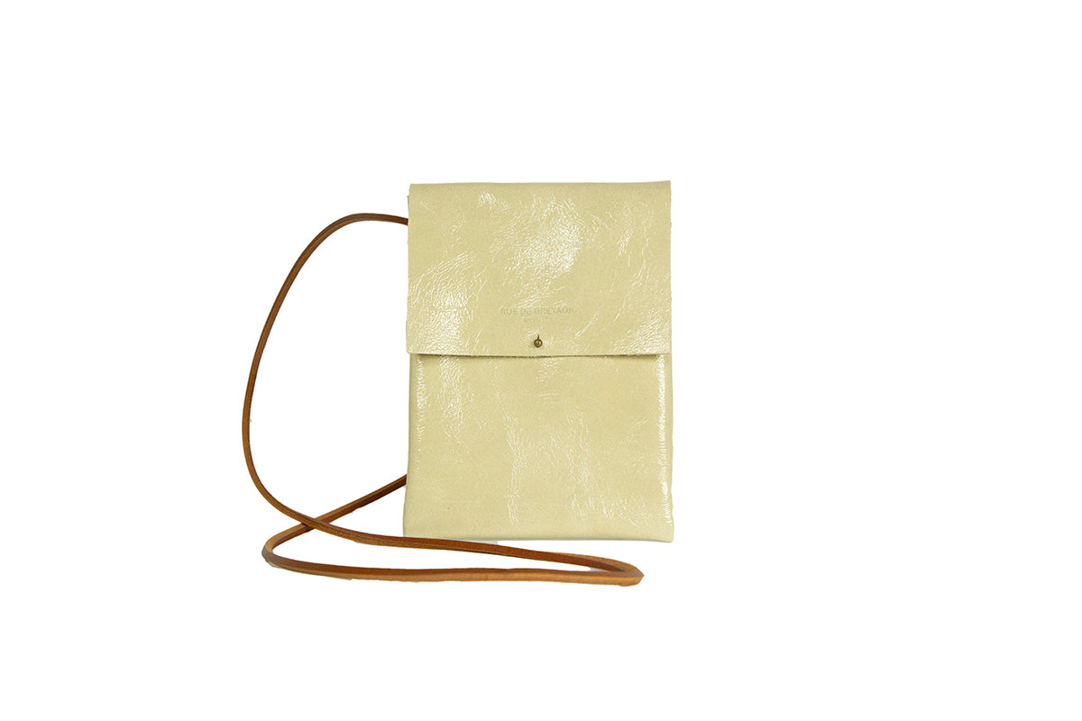 Bandoulière Medium – Vernis Ivoire