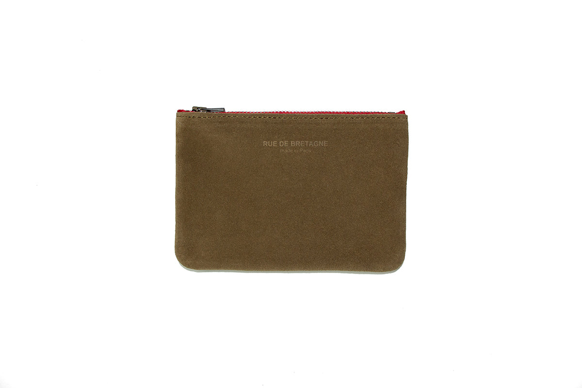 Trousse X-Small – Vachette Velours Tabac