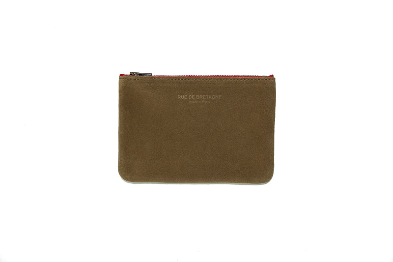 Trousse X-Small – Vachette Velours Tabac
