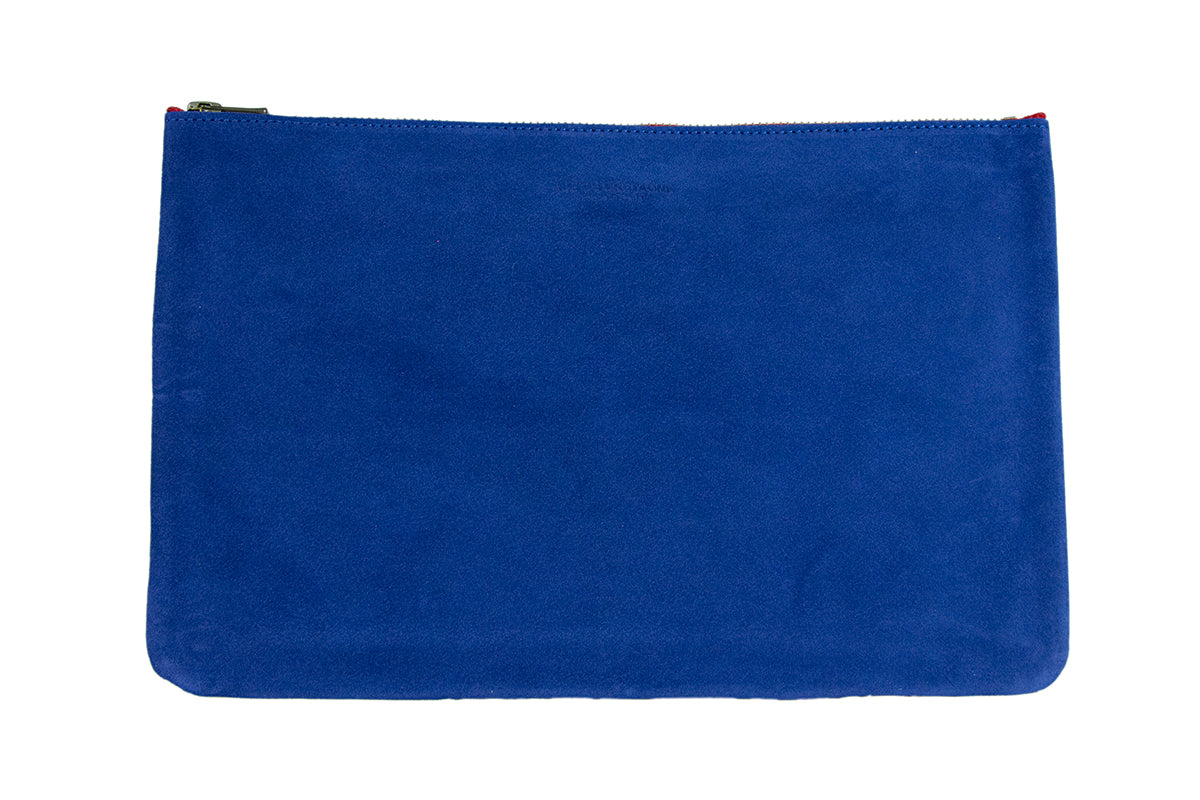Trousse Large – Vachette Velours Lavande