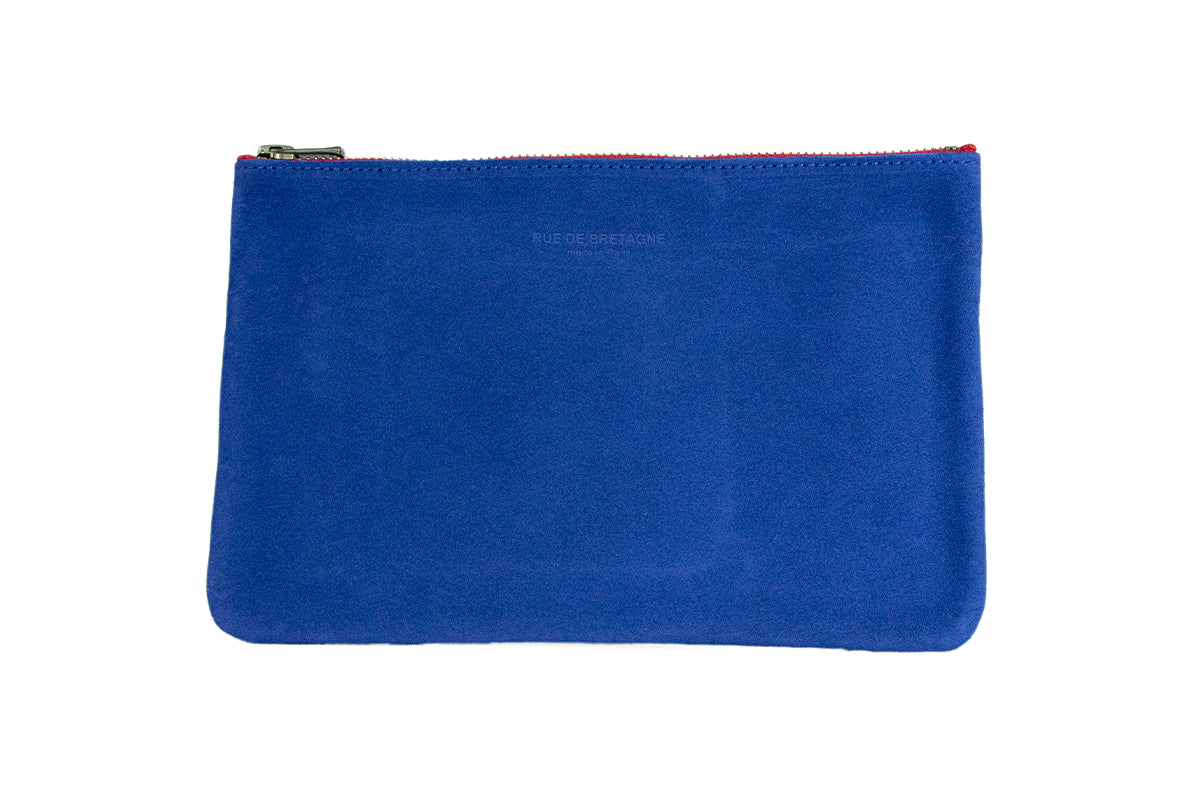 Trousse Medium – Vachette Velours Lavande