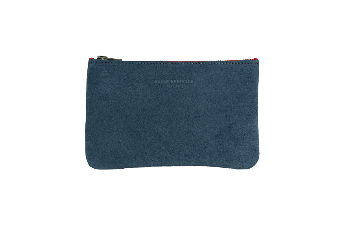 Trousse Small – Vachette Velours Encre