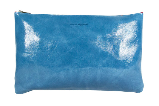 Large Pencil Case – Blue Denim Varnish