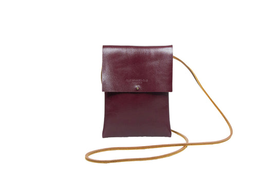 Medium Shoulder Strap – Bordeaux Leather