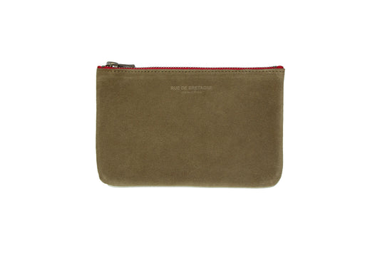 Trousse Small – Vachette Velours Tabac