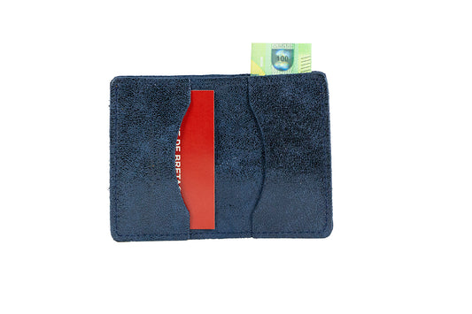 Porte Cartes – Bleu Brillant