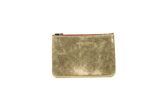Trousse X-Small – Vachette Velours Brillant Or
