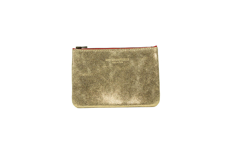 Trousse X-Small – Vachette Velours Brillant Or