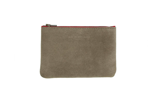 Trousse X-Small – Vachette Velours Taupe